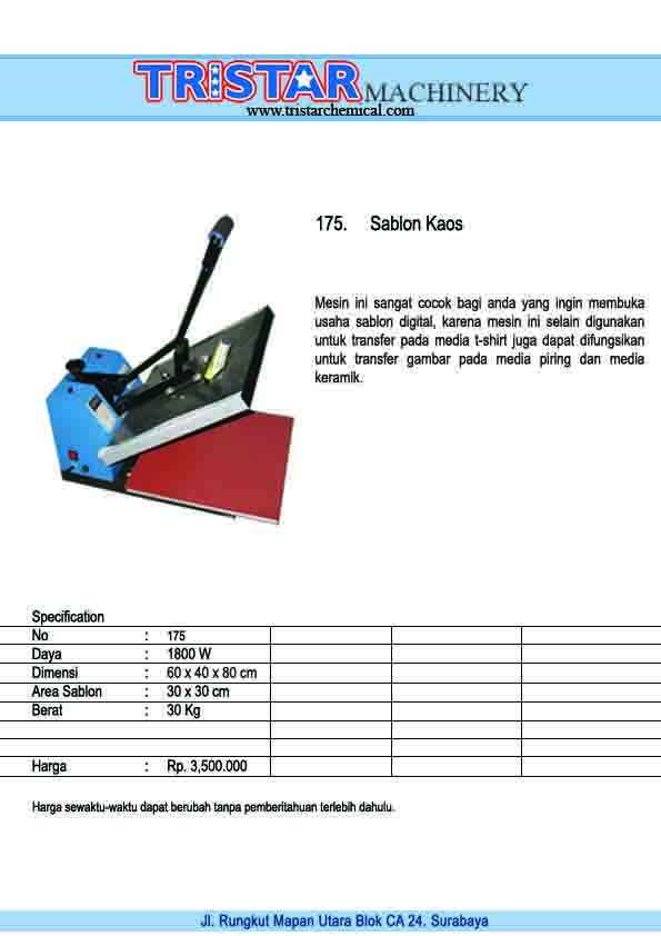 175. Sablon Kaos