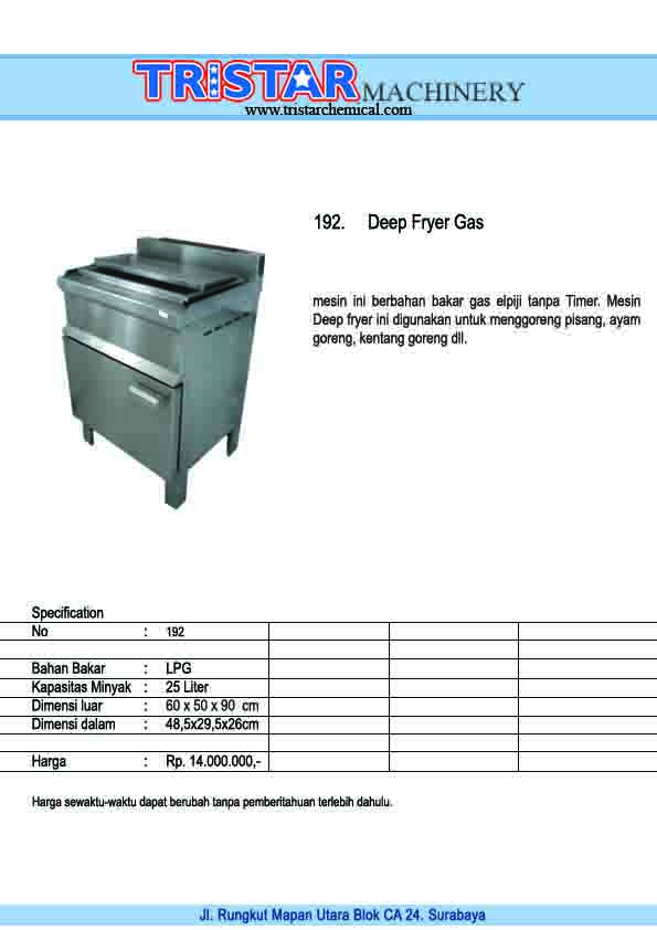 192. Deep Frying Gas