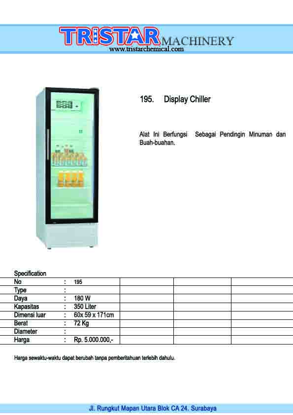 195. Display Chiller