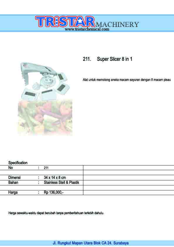 211. Super Slicer 8 in 1