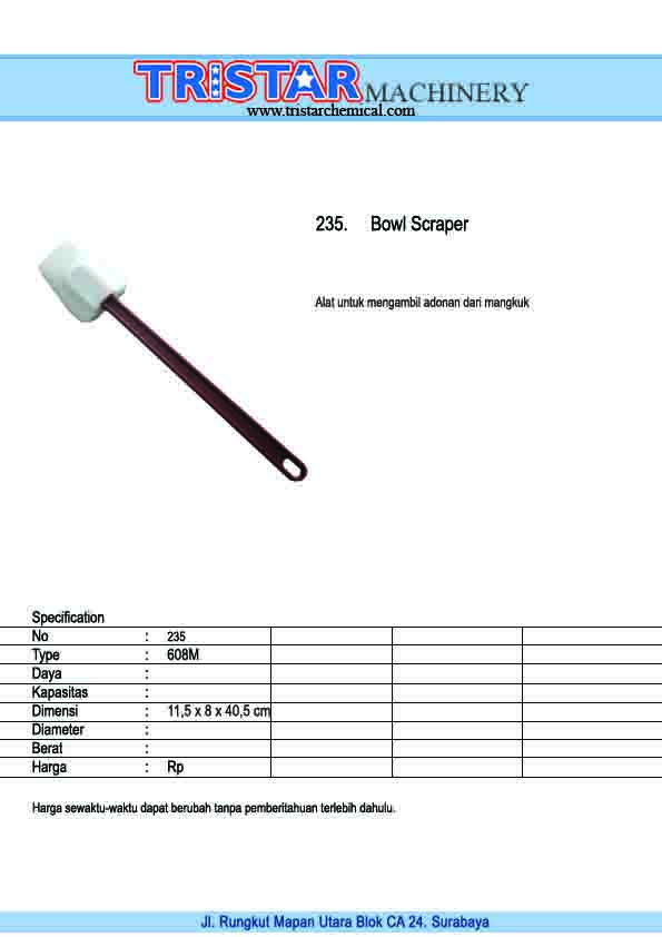 235. Bowl Sraper