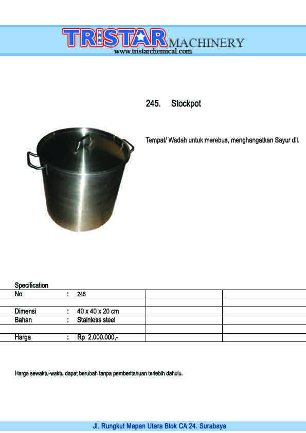 245. Stockpot