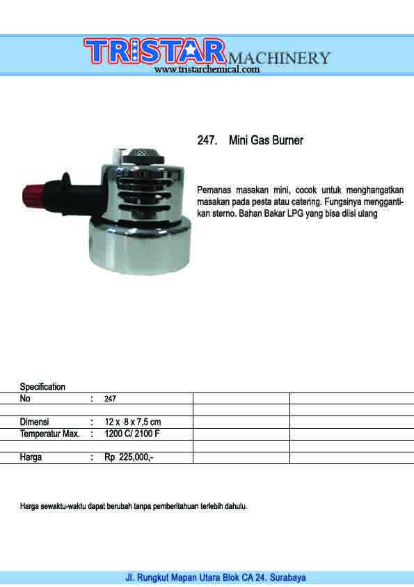 247. Mini Gas Burner
