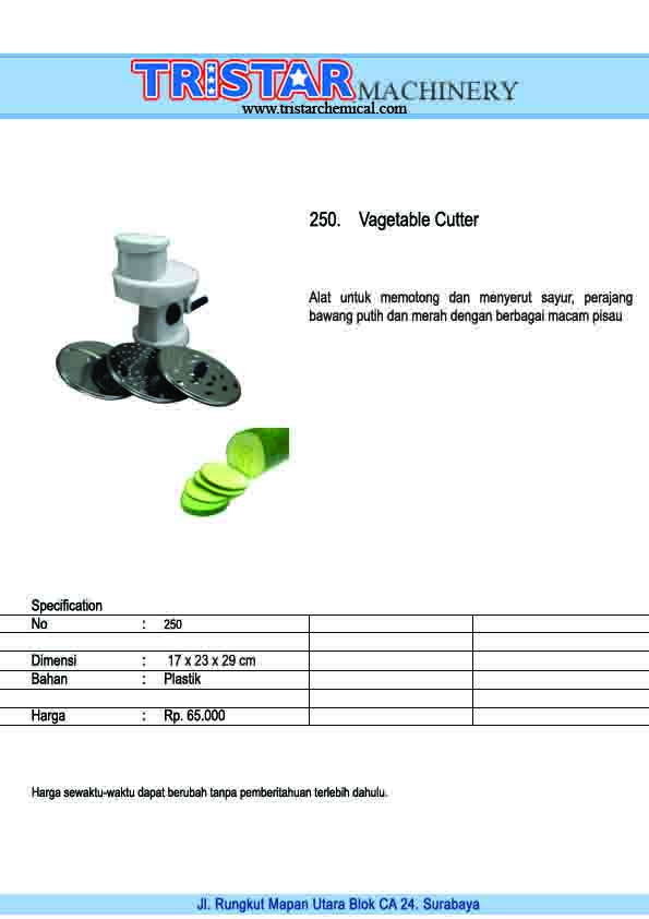250. Vegetable Cutter