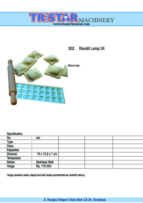 302. Ravolli Lamp 24