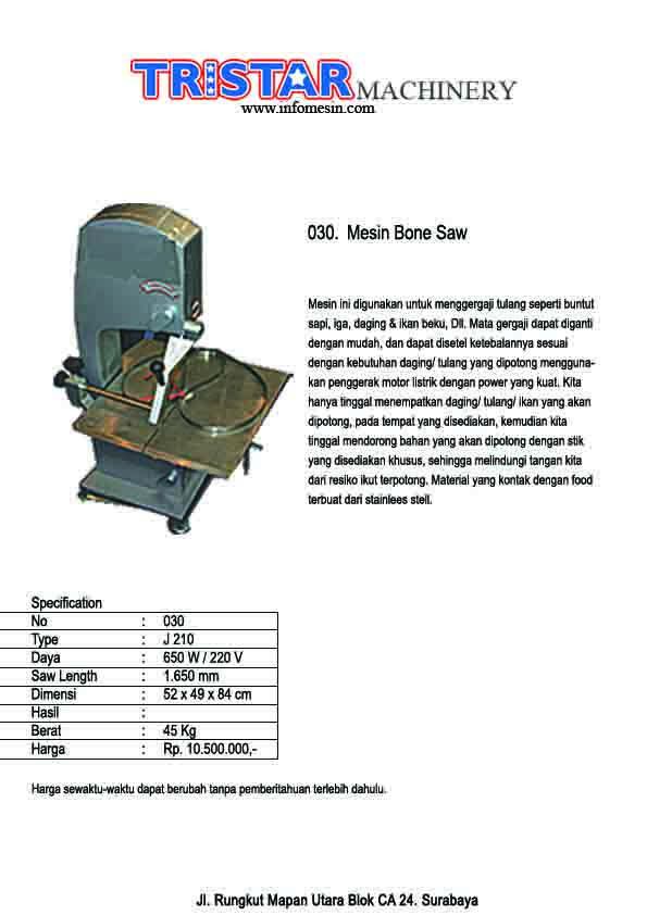 030. Mesin Bone Saw