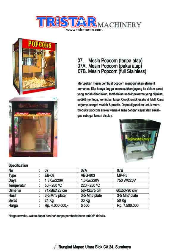 07. Mesin Popcorn