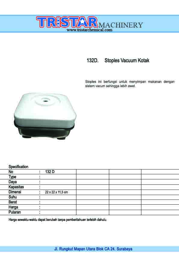 132. Vacuum Sealer