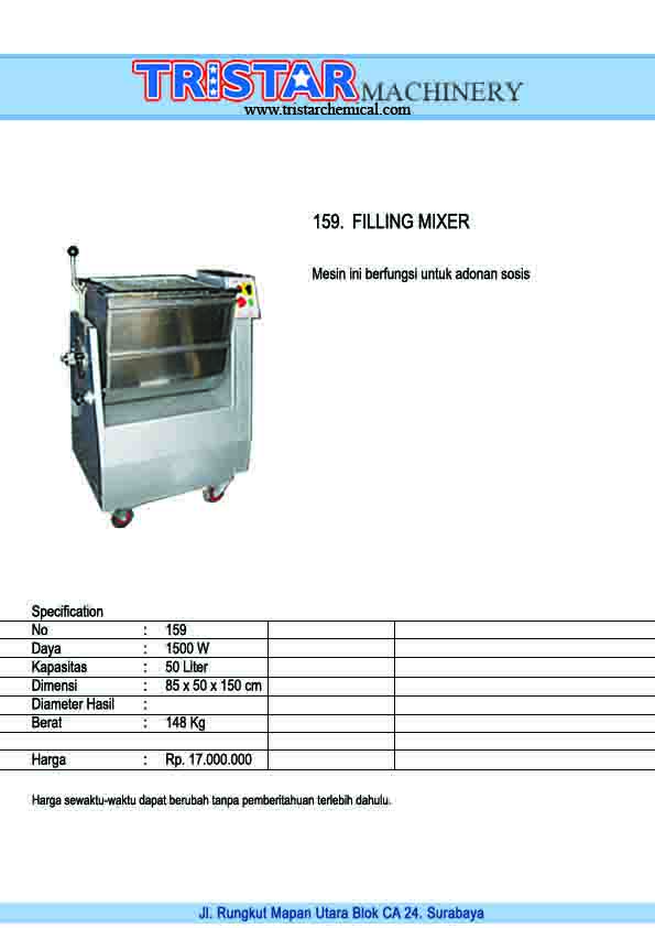 159. Filling Mesin
